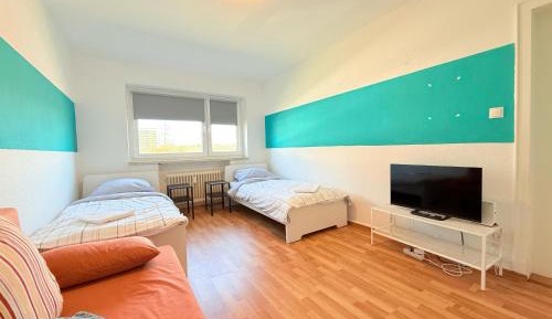 Three-Bedroom Apartment with Balcony