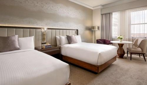 Double Room with Two Double Beds and View
