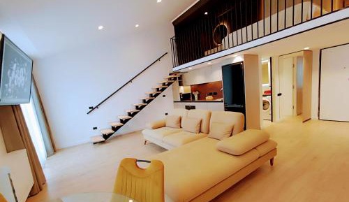 One-Bedroom Apartment with Balcony and Mountain View  