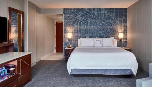 King Room with Sofa Bed and Roll-in Shower - Mobility Accessible