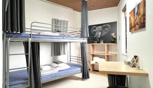 Bunk Bed in Male Dormitory Room 