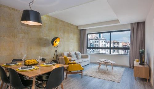 Standard Two-Bedroom Apartment with City View