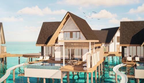 Water Villa with Pool