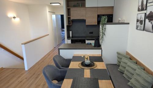One-Bedroom Apartment with Balcony and Mountain View  