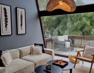 Deluxe One-Bedroom Apartment with Garden View