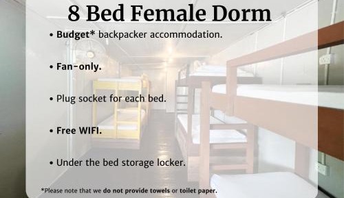 Bunk Bed in Female Dormitory Room  