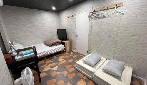 Family Room with Shared Bathroom