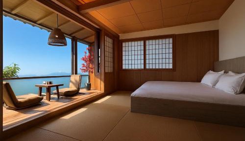 Sea View Quad Room With Bathtub