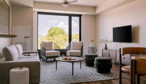 One-Bedroom Superior King Apartment with Sofa Bed and Mountain View