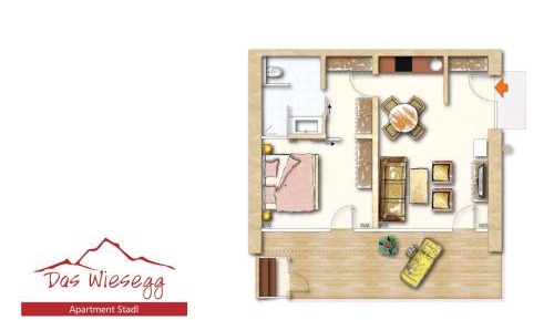 One-Bedroom Apartment with Terrace