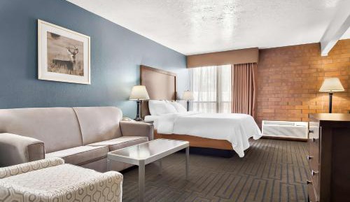 Queen Suite with Roll-In Shower and Sofa Bed - Disability Access/Non-Smoking