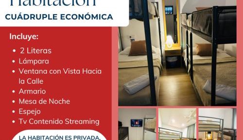 Economy Quadruple Room with Shared Bathroom