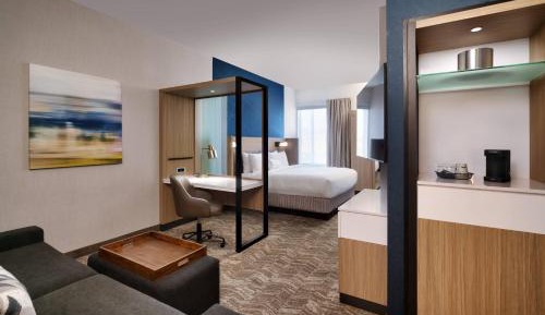 Suite with 1 King, Sofa bed, Mountain view