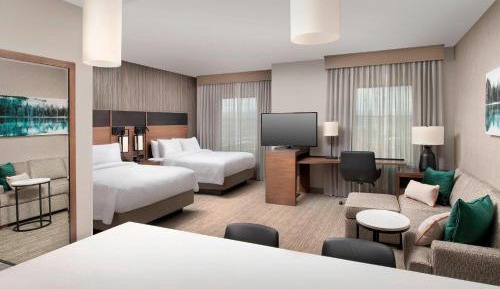 Studio with Two Queen Beds and Sofa bed