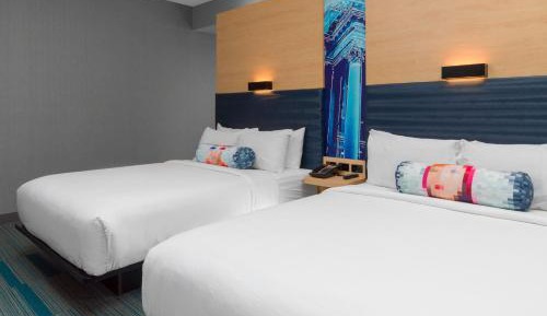 Aloft Room, Guest room, 2 Queen