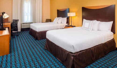 Queen Room with Two Queen Beds and Transfer Shower - Mobility and Hearing Accessible