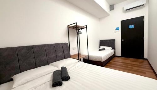 Family Room with Shared Bathroom