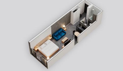 King Studio with Sofa Bed and Kitchenette