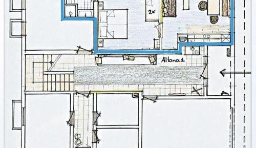 One-Bedroom Apartment with Shower
