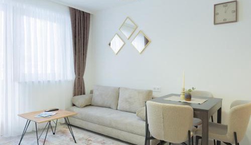 One-Bedroom Apartment with Balcony and Mountain View  
