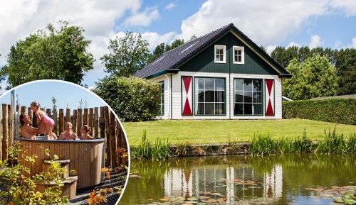 De boet 6 people Wellness (Hottub)