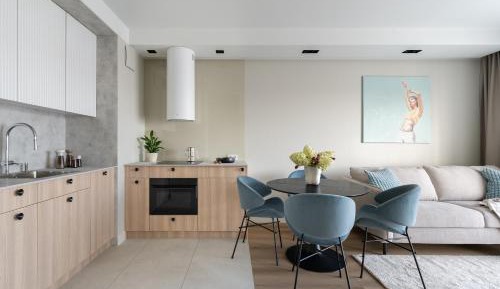One-Bedroom Apartment with Balcony and Water View