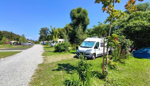 Empty Pitch for Caravan or Camper