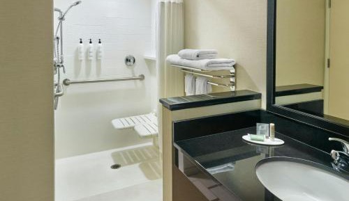 King Suite with Roll-In Shower - Mobility Accessible