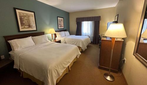 Queen Room with Two Queen Beds, Mobility Access and Roll-In shower, Non-Smoking