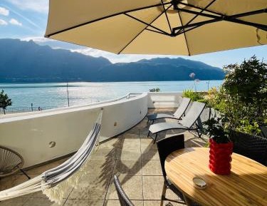 One-Bedroom Apartment with Balcony and Water View