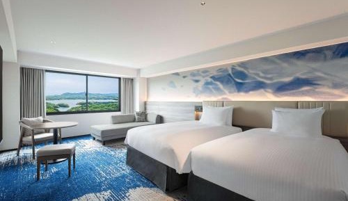 Superior Room with Two Single Beds and Two Extra Beds - Mountain View 