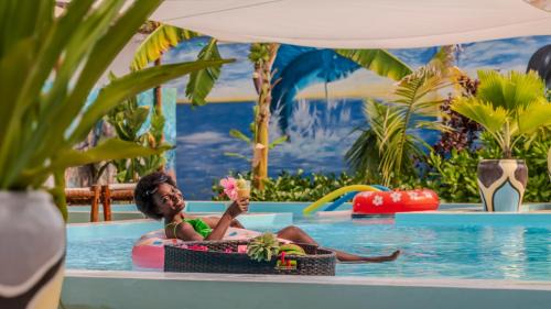 Family Room with Terrace