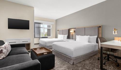 Queen Suite with Two Queen Beds and Sofa Bed