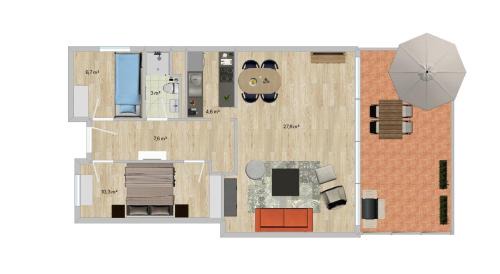 Apartment with Terrace