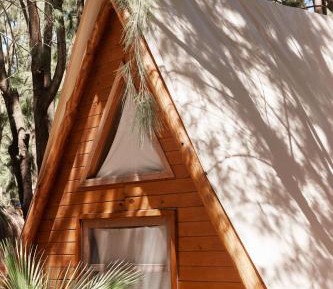 Glamping Algaida with private bathroom (4 people)