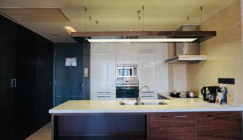 One-Bedroom Apartment + 108㎡ + private bedroom + private living room + open-plan kitchen + laundry room + complimentary high-speed internet