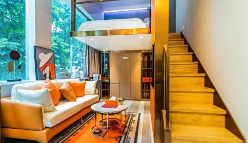 Duplex Twin Bed Studio - With Window 