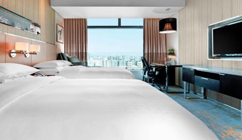 Club Twin Bed Room, Club lounge access, Guest room, 2 Double