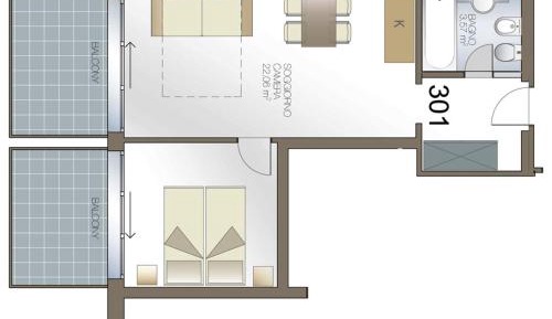 Two-Bedroom Apartment (2 Adults)