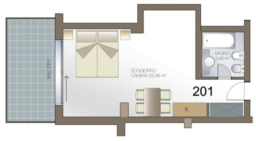 Studio (2 Adults)