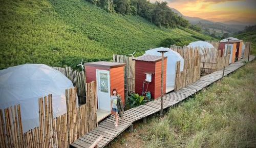 Tent Dom Aircon with Private Bathroom 