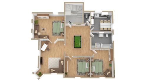 Three-Bedroom Apartment