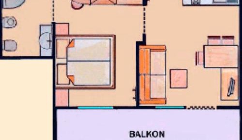 One-Bedroom Apartment with Balcony