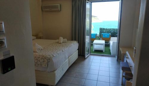 Sea View Double/Twin Room with Private Garden