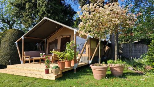 Glamping tent