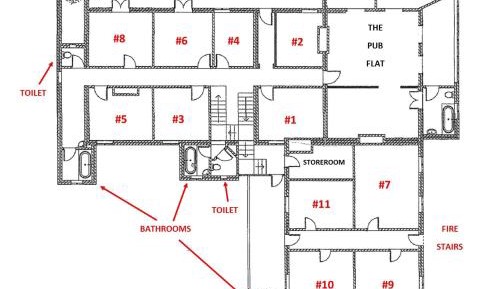 Queen Room with Shared Bathroom
