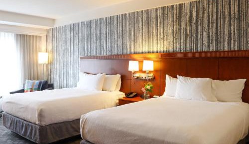 Queen Room with Two Queen Beds and City View