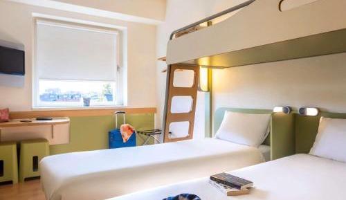 Standard Double Room with Two Single Beds and One Bunk Bed