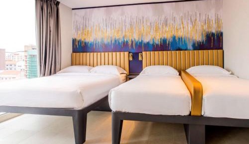 Deluxe Room with One Double Bed and Two Single Beds