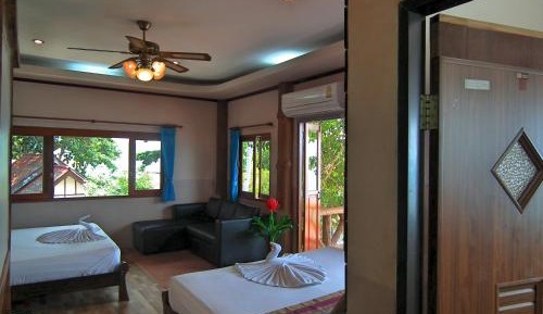 Quadruple Room with Sea View